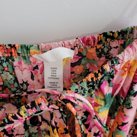 H&M Floral Maxi Dress - Pink and Green - Picture 4 of 6